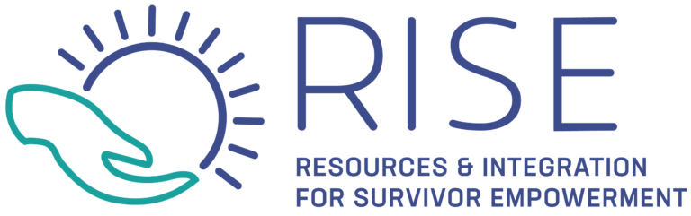 RISE Resources & Integration for Survivor Empowerment Logo